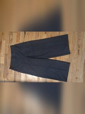 Jones New York Grey Wide Leg Crop Pants Women's Size Medium